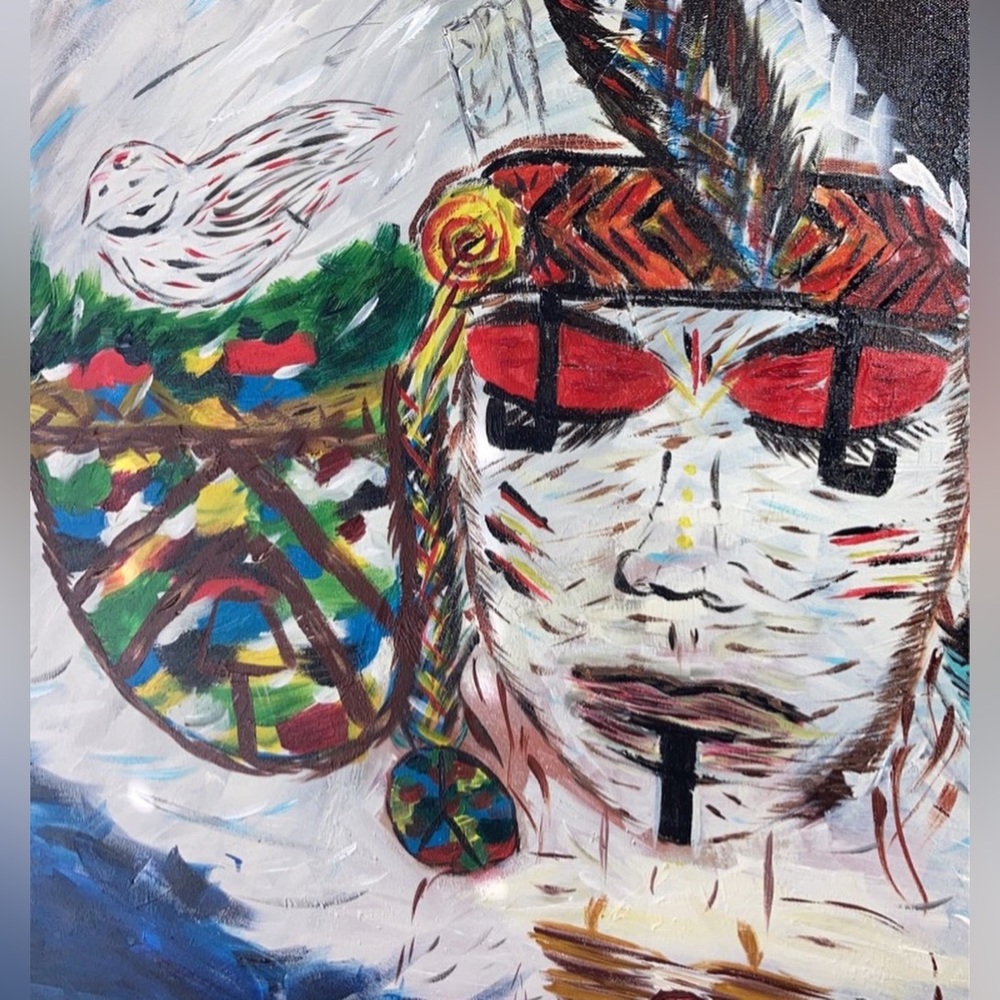 War Paint by April Riddle “ARTailor-made” - Picture 3 of 7